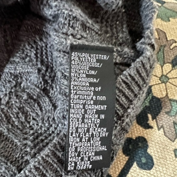 ORLY Block Color Cable Mock Turtleneck Sweater - Picture 8 of 14